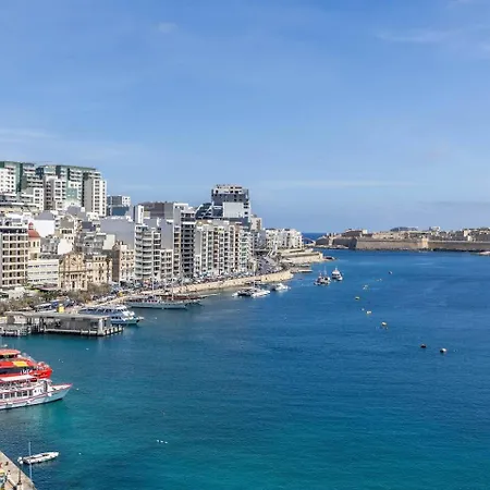 Lejlighed Seafront Terrace With A Breathtaking Valletta View
